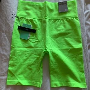Forever 21 active shorts - lime green - NEW